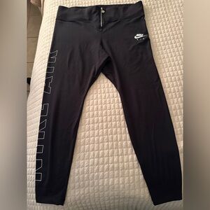 Nike Black Cotton Blend Leggings